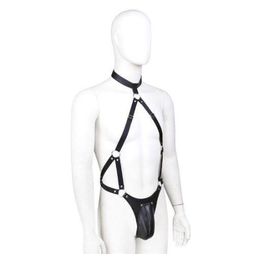 MALE CHASTITY PANTIES WITH HARNESS - Image 2