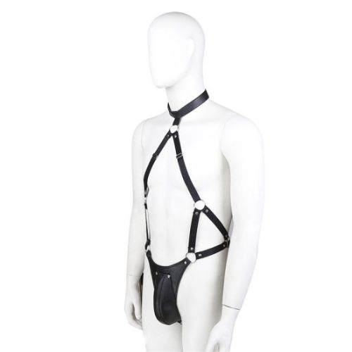 MALE CHASTITY PANTIES WITH HARNESS - Image 3
