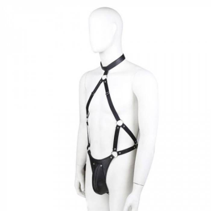 MALE CHASTITY PANTIES WITH HARNESS - Image 3