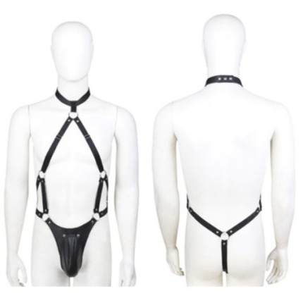 MALE CHASTITY PANTIES WITH HARNESS