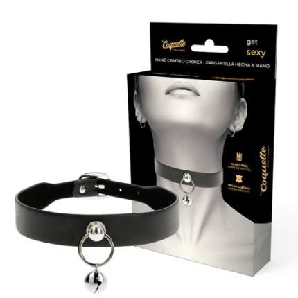 COQUETTE CHIC DESIRE HAND CRAFTED CHOKER JINGLE BELL/HOOP