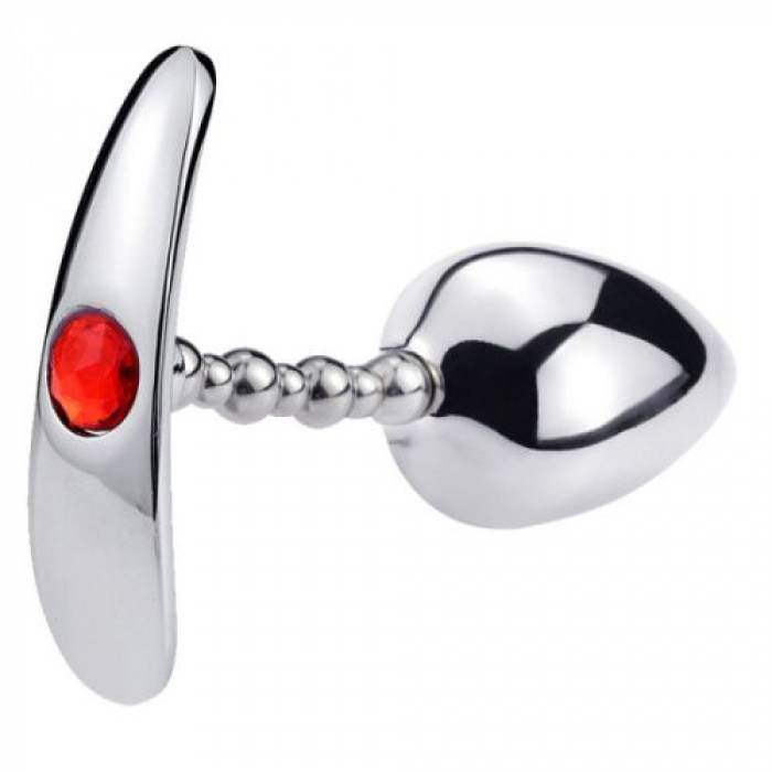 BENDABLE ONE BALL METAL BUTT PLUG MEDIUM - Image 3