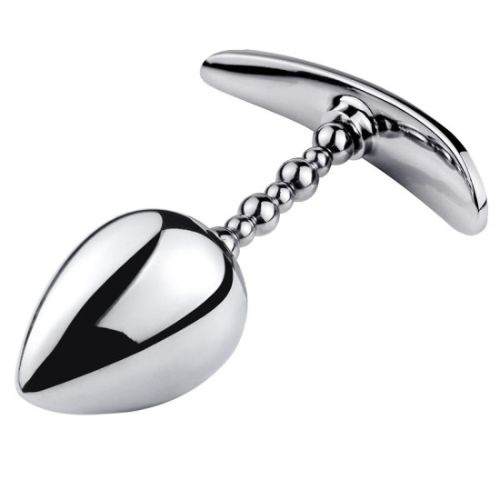 BENDABLE ONE BALL METAL BUTT PLUG MEDIUM - Image 4