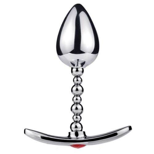 BENDABLE ONE BALL METAL BUTT PLUG MEDIUM - Image 5