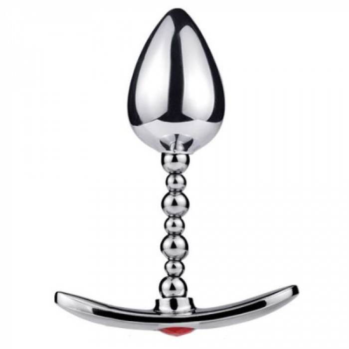BENDABLE ONE BALL METAL BUTT PLUG MEDIUM - Image 5