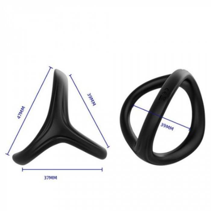 3 IN 1 ULTRA SOFT STRETCHY PENIS RING - Image 4