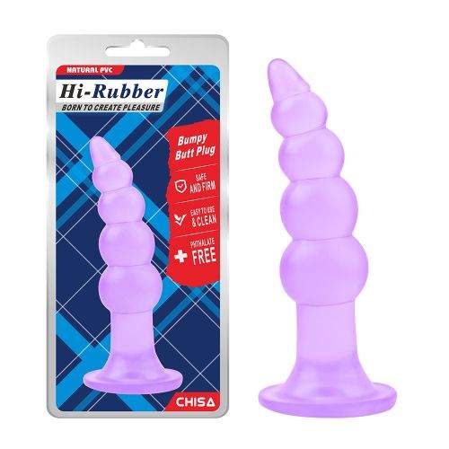 Bumpy Butt Plug-Purple - Image 1