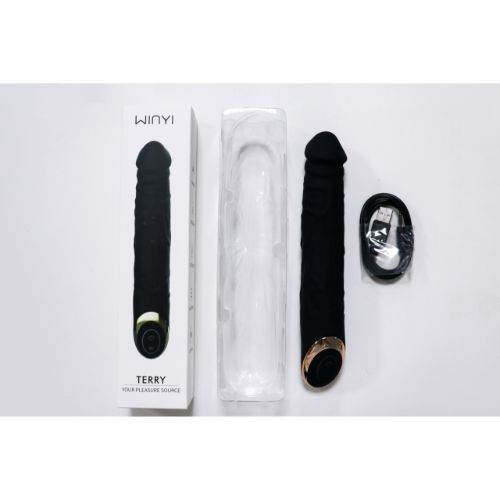 TERRY 10 Mode Black G Spot Silicone Dildo Vibrator - Image 6