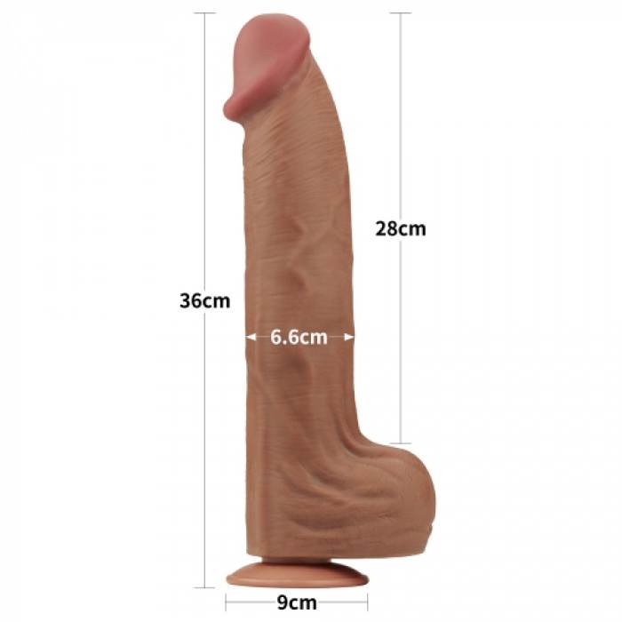 14'' King Sized Sliding Skin Dual Layer Dong Brown - Image 2