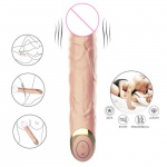 TERRY 10 MODE FLESH G SPOT SILICONE DILDO VIBRATOR - Image 7