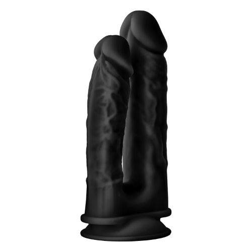 REAL LOVE DUAL DENSITY DOUBLE PENETRATOR BLACK - Image 3