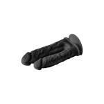 REAL LOVE DUAL DENSITY DOUBLE PENETRATOR BLACK - Image 8