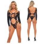 ON CHOKEHOLD BODYSTOCKING BLACK, OS