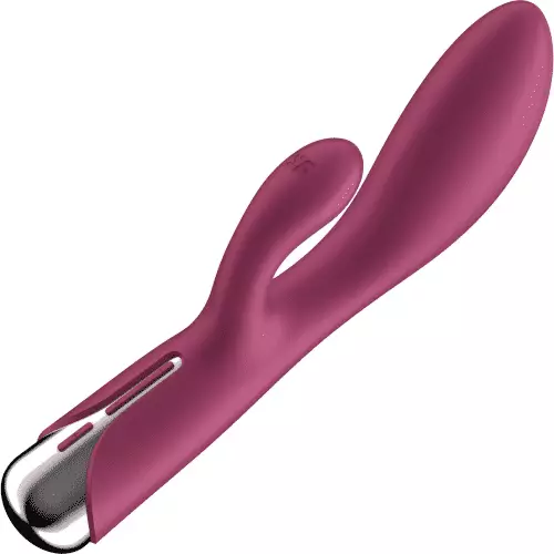 SATISFYER SPINNING RABBIT 1 RED WITH CIRCULAR MOVEMENT - Image 5