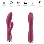 SATISFYER SPINNING RABBIT 1 RED WITH CIRCULAR MOVEMENT - Image 10