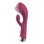 SATISFYER SPINNING RABBIT 1 RED WITH CIRCULAR MOVEMENT - Image 4