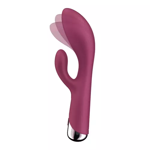 SATISFYER SPINNING RABBIT 1 RED WITH CIRCULAR MOVEMENT - Image 4
