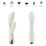 SATISFYER SPINNING RABBIT 1 BEIGE WITH CIRCULAR MOVEMENT(ΜΕ ΚΥΚΛΙΚΗ ΚΙΝΗΣΗ) - Image 10