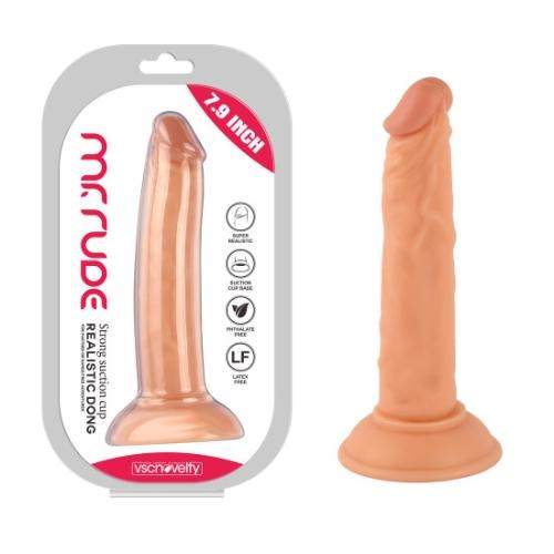 Mr. Rude 7.9″ Realistic Dong Flesh - Image 1