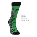 SHOTS Sexy Socks ‘Fuck you’ 42-46 - Image 3