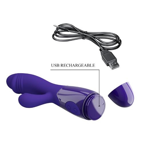 PRETTY LOVE SNAPPY YOUTH rechargeable Rabbit vibrator 19 cm - Image 7
