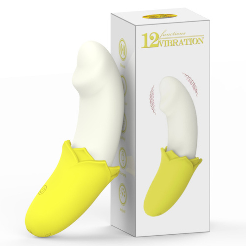 Dong Head Banana Vibrator Yellow - Image 1
